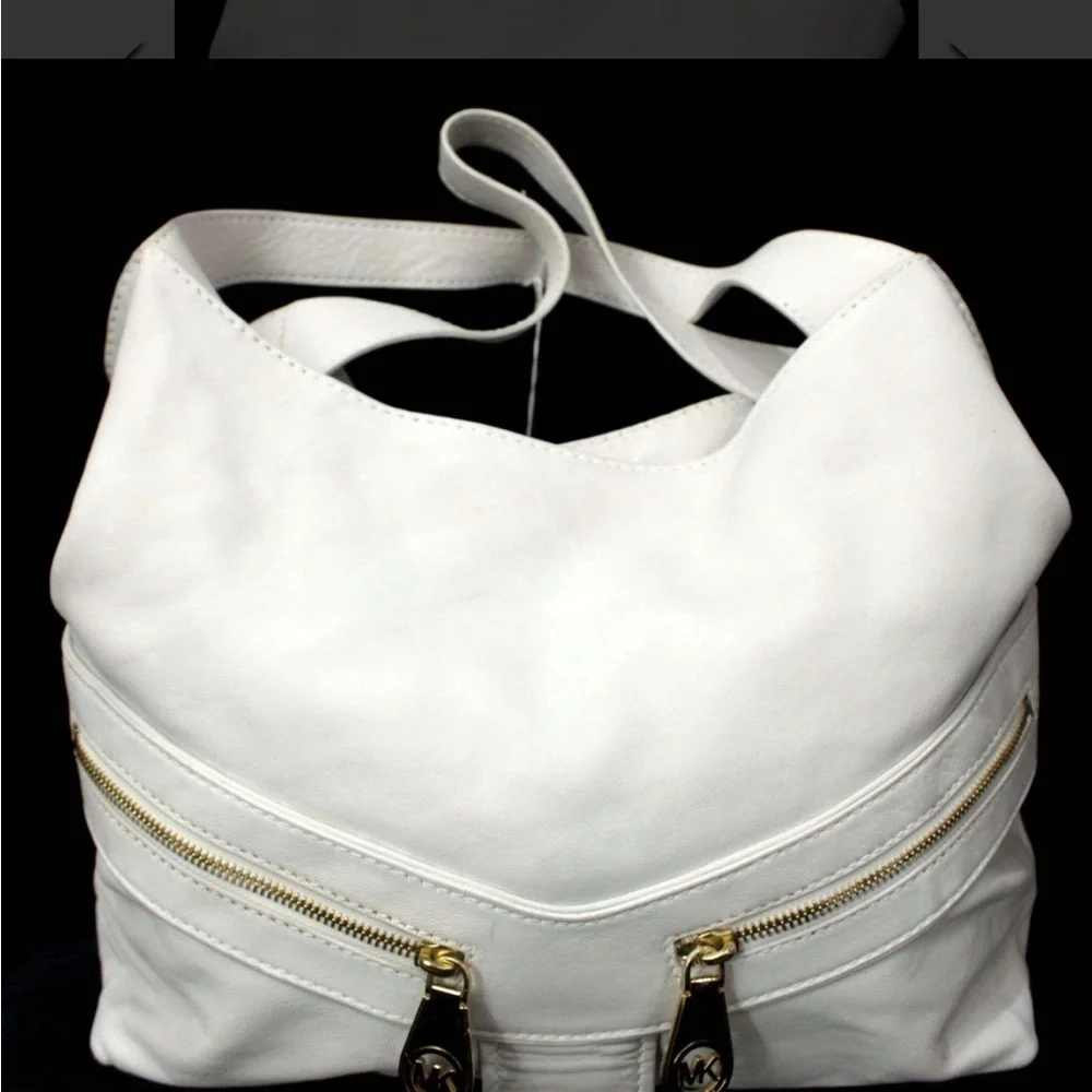 Michael Kors Zipper Accent Double Handle Bag